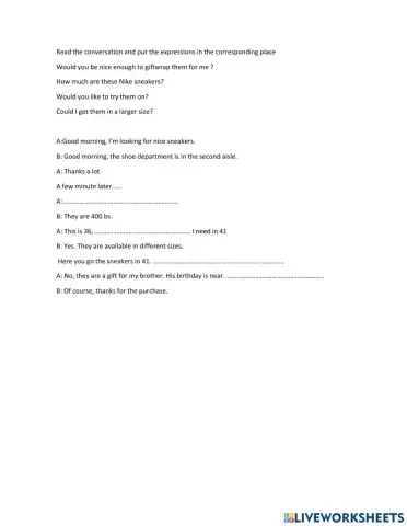 Preview expressions TN 1 Unit 8