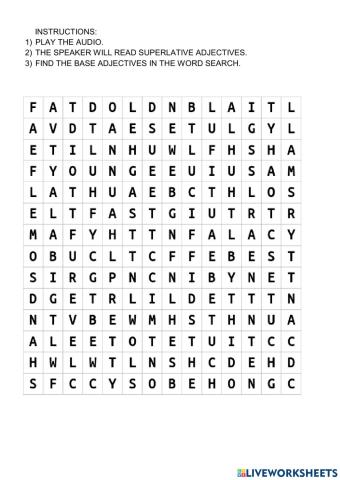 Superlative Adjective!