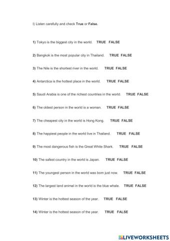 Superlative Adjective!