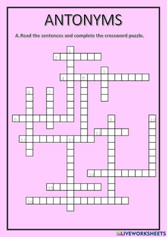 Antonyms