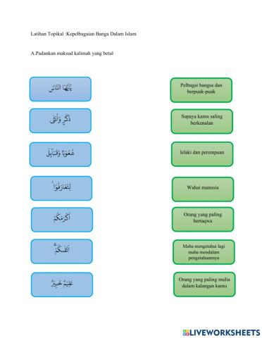 T5 Kepelbagaian bangsa dalam Islam