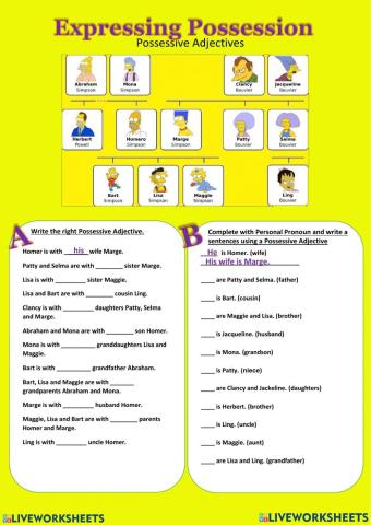 Expressig Possession