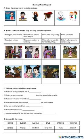Reading: Mulan Chapter 2