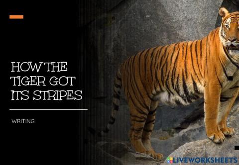 Writing 2 How the Tiger Got Its Stripes