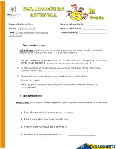 Juego dramático ¨procesos de producción¨