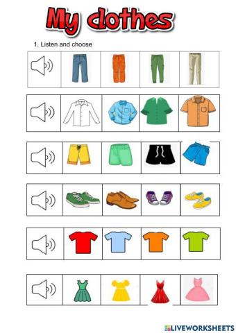 My clothes