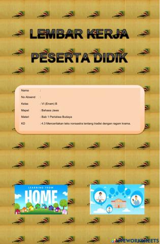 LKPD Bahasa Jawa Bab 1 Minggu 1