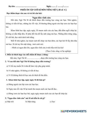 Ngọn đèn vĩnh cửu