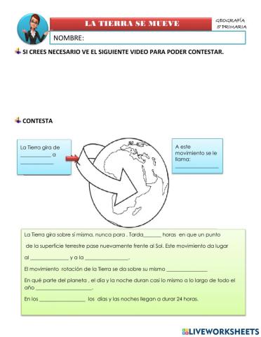 Los movimientos de la tierra