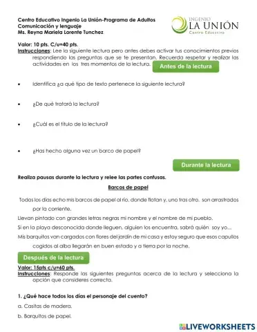 Estrategias lectoras