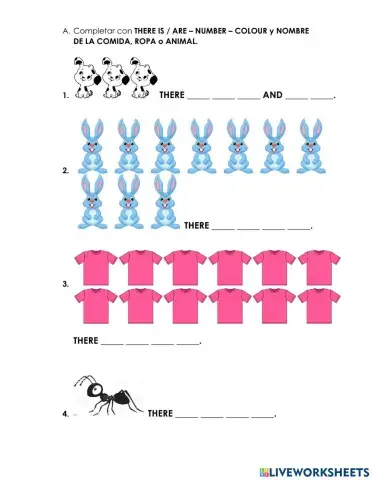 There is - are  Prepositions