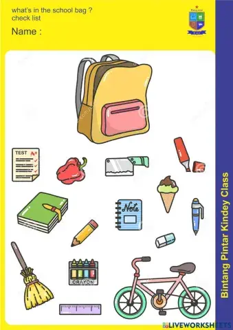 Things in the classroom