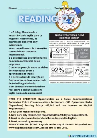 Reading test