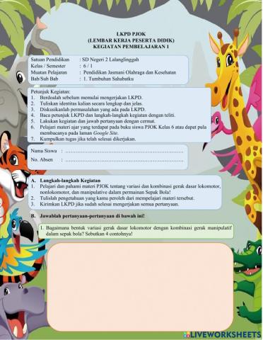 Lkpd pjok 1