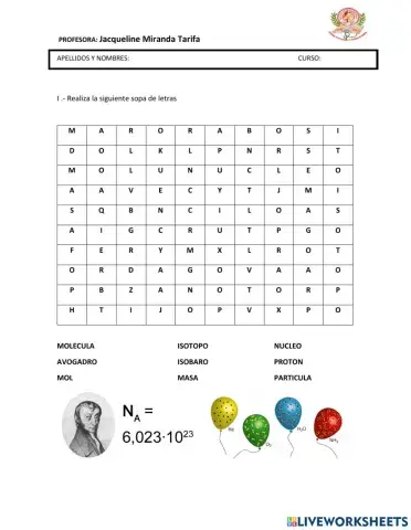 Átomos y moléculas