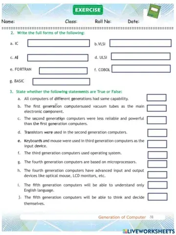 Generations of Computers-Part-I-G8