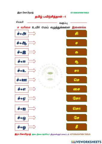 Ict education tools gopinath tamil letters 3