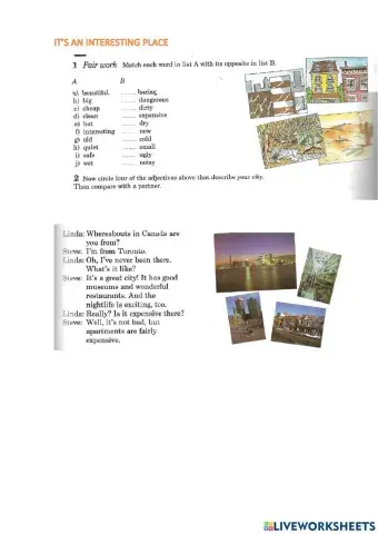 It's an interesting place