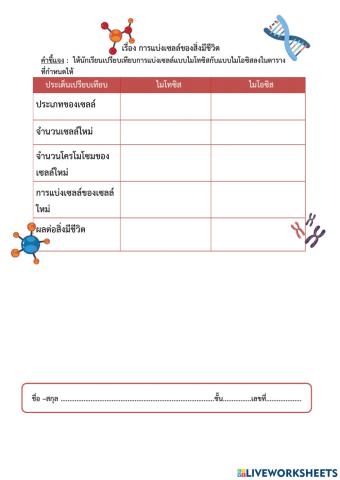 พันธุกรรม ม.3