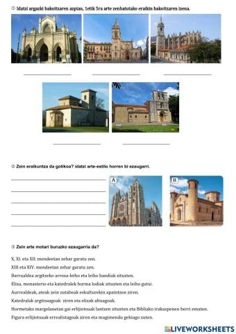 Erdi Aroko artearen galdetegia