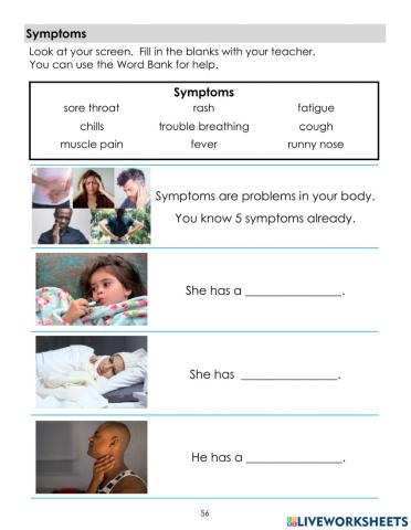 Symptom Sentences