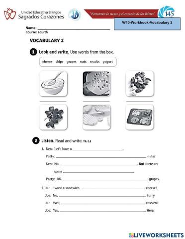 W10-Workbook-Vocabulary 2 (Fourth)