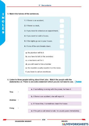 Unidad 5 - inglés 3°