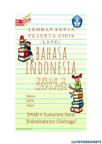 LKPD Bahasa Indonesia