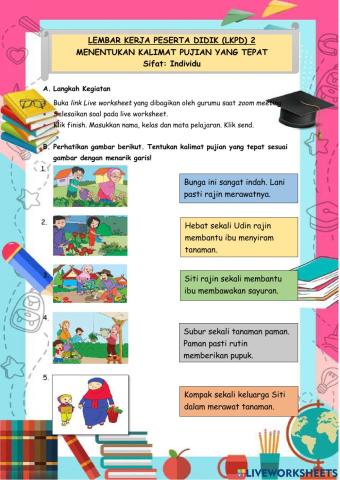 Merangkai Gambar dan Kalimat