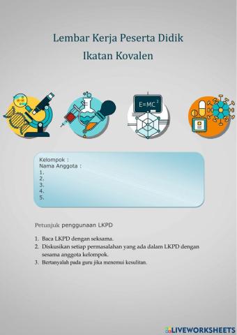 LKPD ikatan kovalen