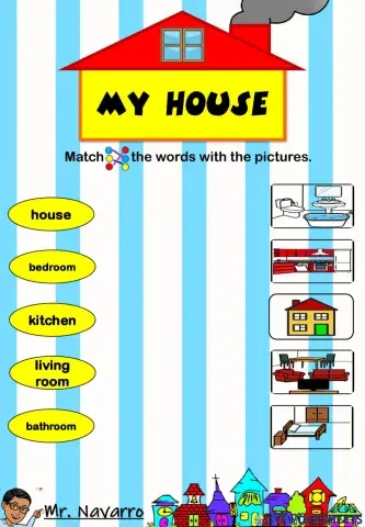 My House (Match the words with the pictures)