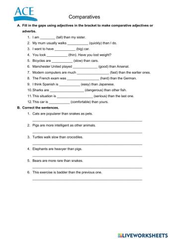 Comparative Adjective