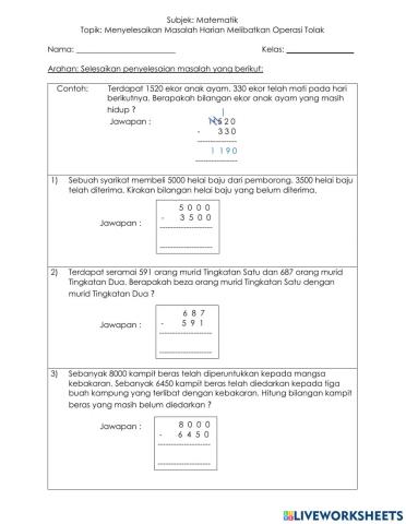 Penyelesaian Masalah Menolak
