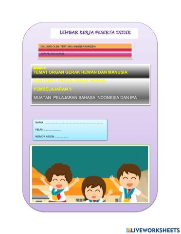 LKPD Kelas 5 Tema 1