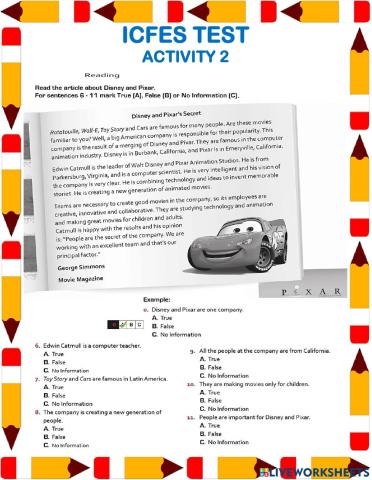 Icfes Test - Activity 2