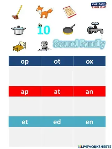 Drag and Drop - Sound Family