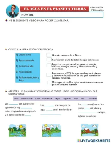 El agua en la tierra