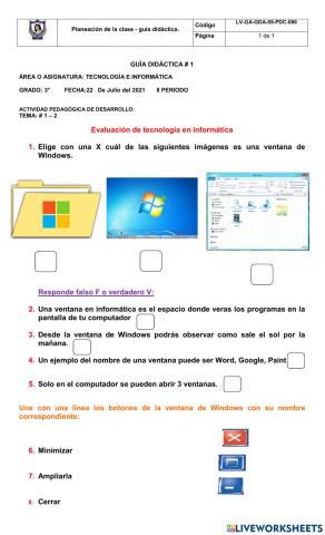 Informatica ventanas de windows