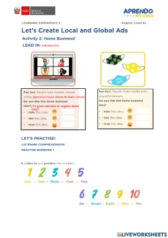 Let's create local and global Ads: ACTIVITY 03