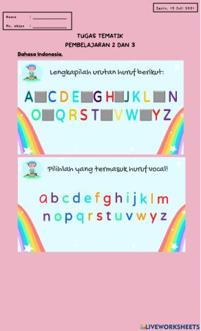 Tema 1 Subtema 1 Pembelajaran 3 Kelas 1