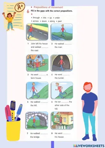 Preposition of movement