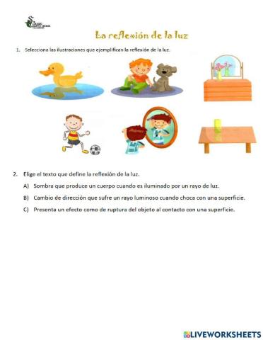 Reflexión de la luz