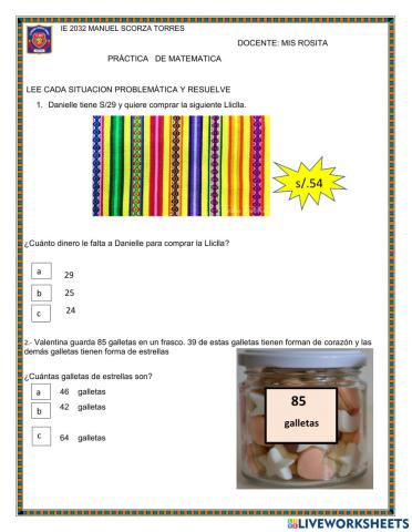 Practica de matemática