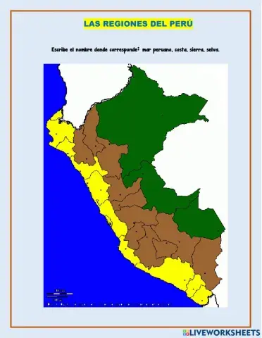 Las regiones del Perú