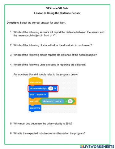 VEXCode VR Beta - Lesson 3