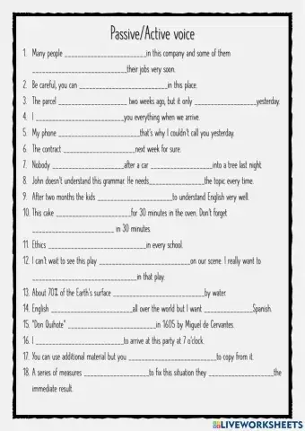 Active-Passive Voice