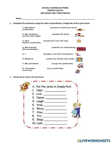 Phonics  3rd partial