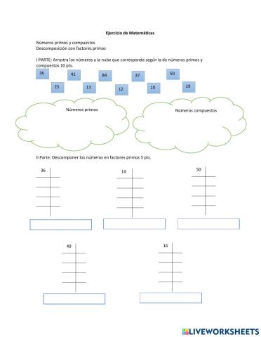 Número primos y compuestos
