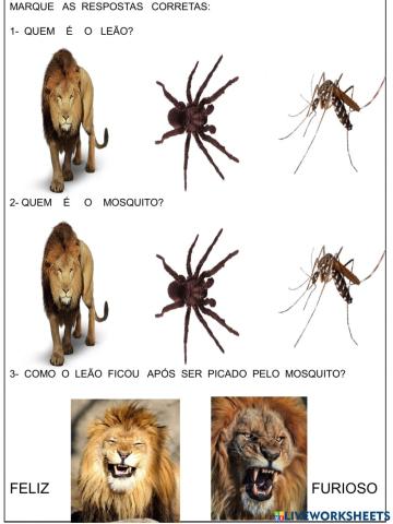 O  Leão e o Mosquito