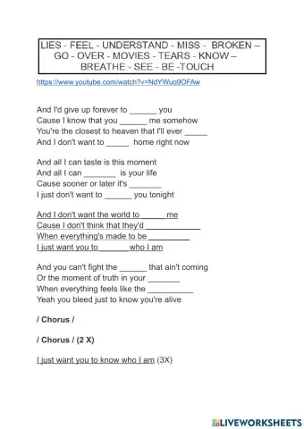 Iris - Goo goo dolls